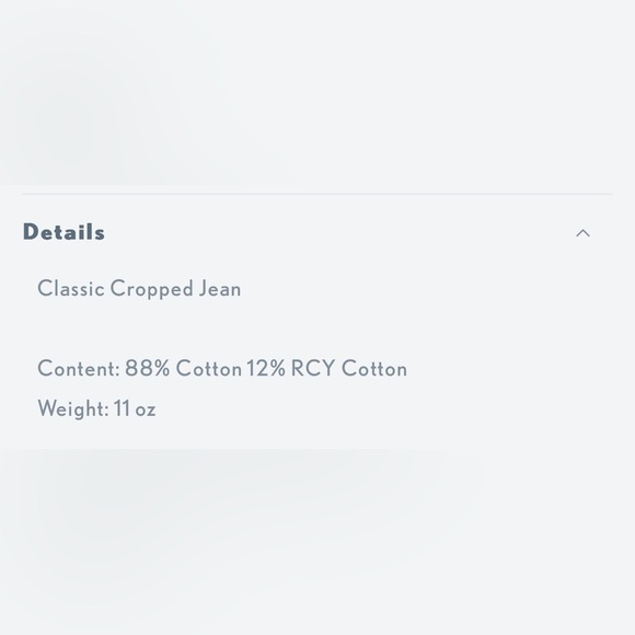 Daily Blue Premium Denim Hype Tahoe Classic Cropped Jeans NWT 31 #1493 - Picture 14 of 14